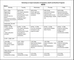 Workshop Materials: Impact Evaluation of Population, Health, and Nutrition Programs